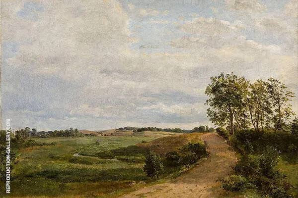 A Country Road by Anton Mauve | Oil Painting Reproduction