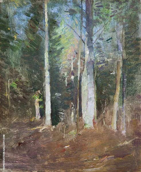 Wood Interior ca1920 by Emil Carlsen | Oil Painting Reproduction