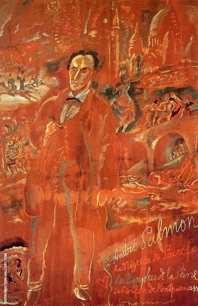 Andre Salmon and Montmartre 1921 | Oil Painting Reproduction