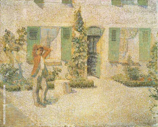 French Farmhouse by Philip Leslie Hale | Oil Painting Reproduction