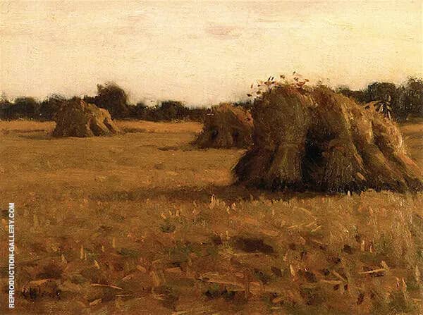 Haystacks France by Charles Harold Davis | Oil Painting Reproduction
