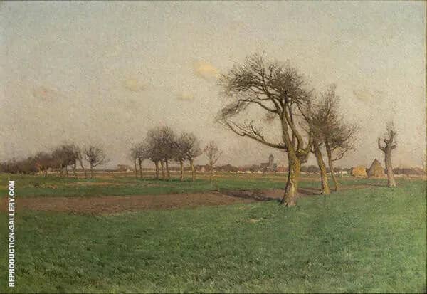 Landscape 1884 by Charles Harold Davis | Oil Painting Reproduction