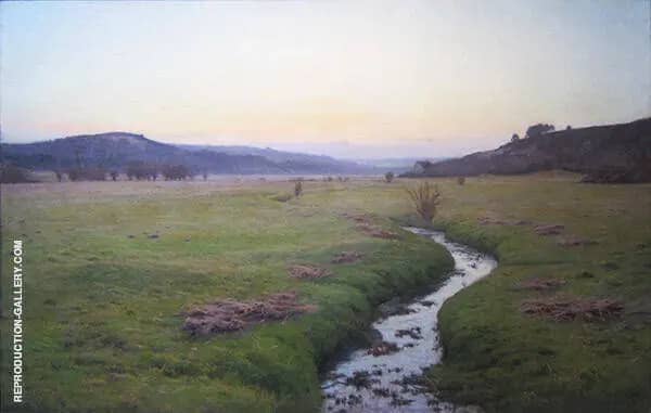 The Brook 1890 by Charles Harold Davis | Oil Painting Reproduction