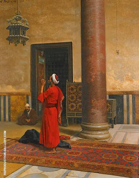 Morning Prayers 1902 by Ludwig Deutsch | Oil Painting Reproduction