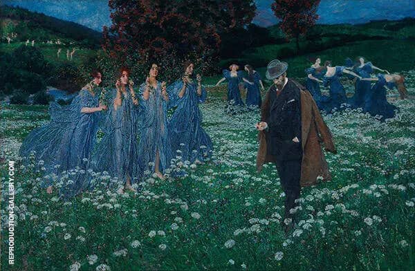 A World 1899 by Maximilian Lenz | Oil Painting Reproduction