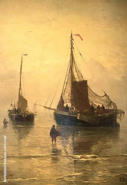 Arrival of The Fish 1875 | Oil Painting Reproduction