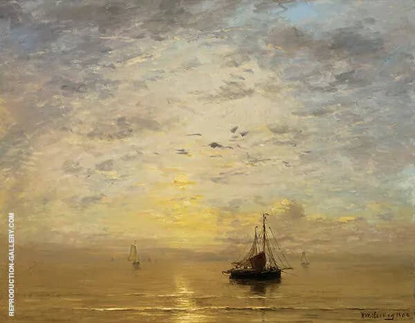 Marine by Hendrik Willem Mesdag | Oil Painting Reproduction