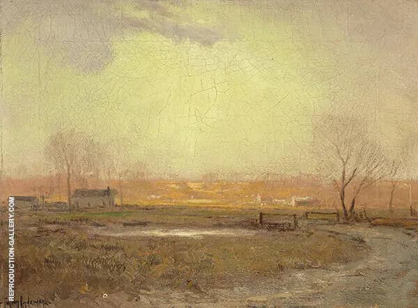 The Salt Meadows 1909 by Julian Onderdonk | Oil Painting Reproduction