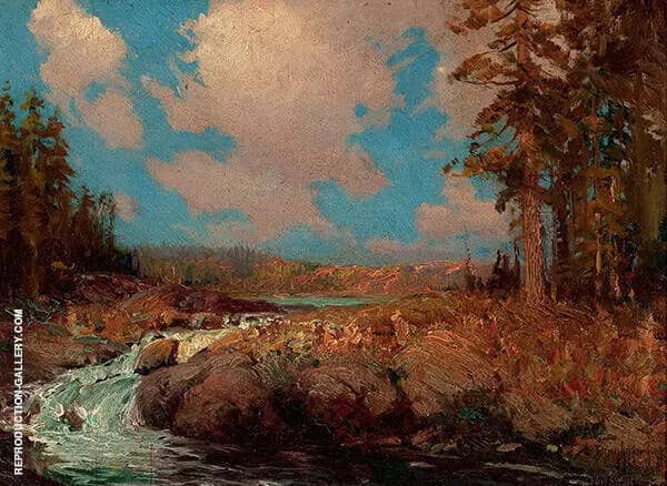 New York Landscape 1908 by Julian Onderdonk | Oil Painting Reproduction