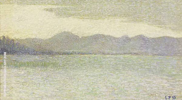 The Lac du Bourget by Leon Pourtau | Oil Painting Reproduction