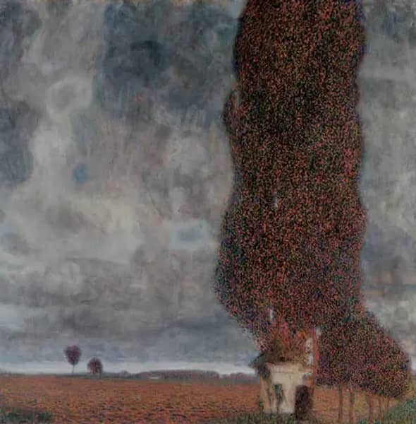 Big Poplar II 1903 by Gustav Klimt | Oil Painting Reproduction