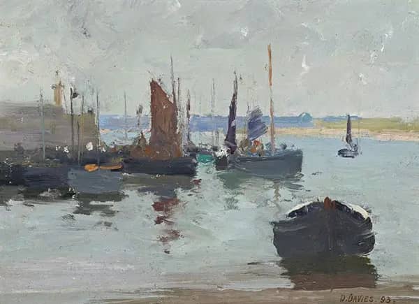 St Ives 1893 by David Davies | Oil Painting Reproduction