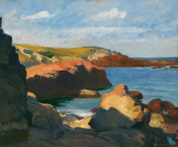 Sea at Ongunquit 1914 by Edward Hopper | Oil Painting Reproduction