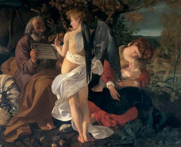 Rest on the Flight into Egypt c1597 | Oil Painting Reproduction