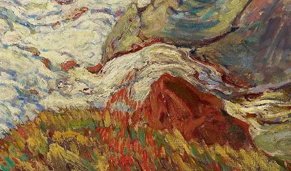 Falls Montreal River 1920 by J.E.H. MacDonald | Oil Painting Reproduction