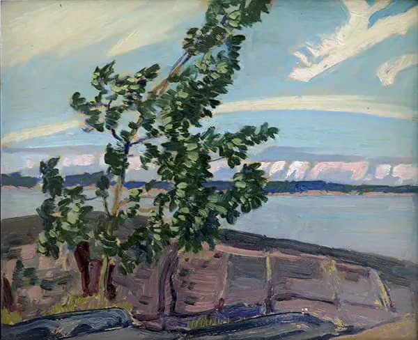 Poplar Point Sturgeon Bay by J.E.H. MacDonald | Oil Painting Reproduction