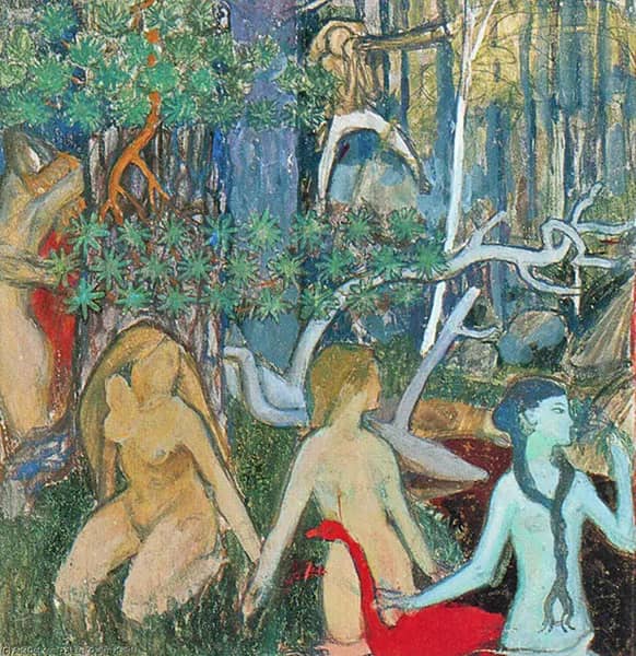 The Maids of Tapiola by Akseli Gallen Kallela | Oil Painting Reproduction