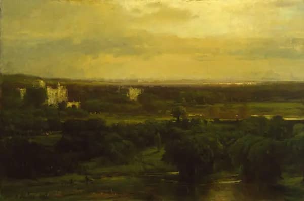 The Valley of The Olives 1867 by George Inness | Oil Painting Reproduction