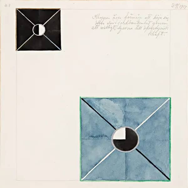 The Atom No 5 by Hilma AF Klint | Oil Painting Reproduction