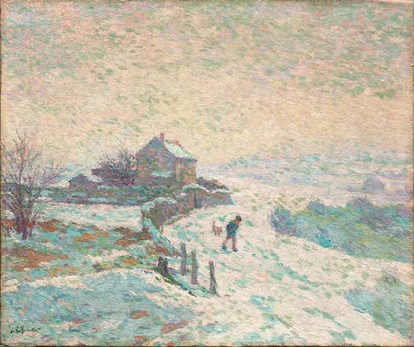 Paysage De Neige 1886 | Oil Painting Reproduction