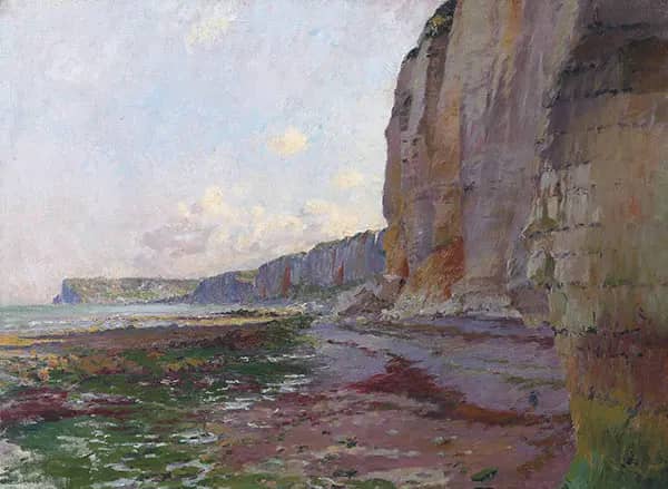 Yport Falaises a Maree Basse | Oil Painting Reproduction