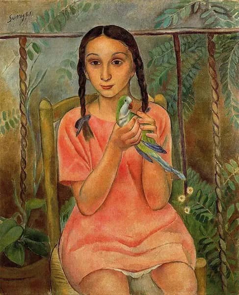 Maria Dolors 1916 by Joaquim Sunyer | Oil Painting Reproduction