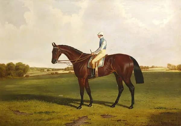 Bloomsbury with S Templeman Up in The Colours of The Owner and Trainer W Ridsdale | Oil Painting Reproduction