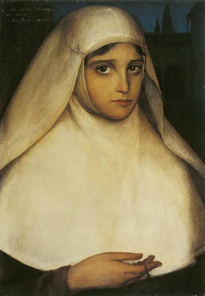 Nun 1911 by Julio Romero de Torres | Oil Painting Reproduction