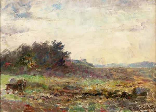 Evening with Horses, Mount Macedon, Victoria 1906 | Oil Painting Reproduction
