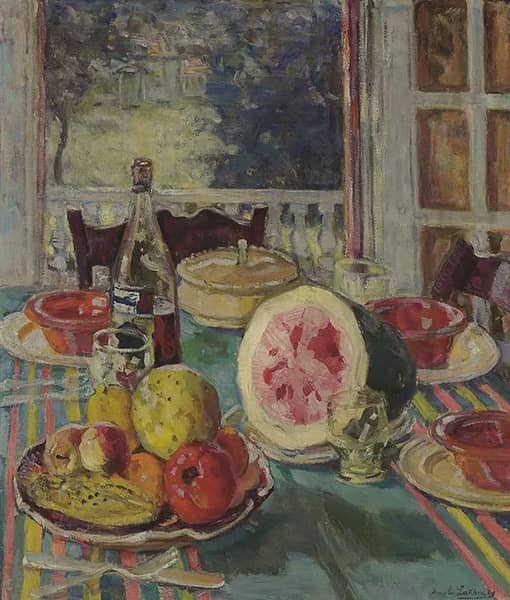 The Luncheon Table by Arnold Lakhovsky | Oil Painting Reproduction