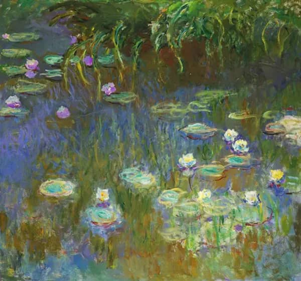 Water Lilies 1925 by Claude Monet | Oil Painting Reproduction