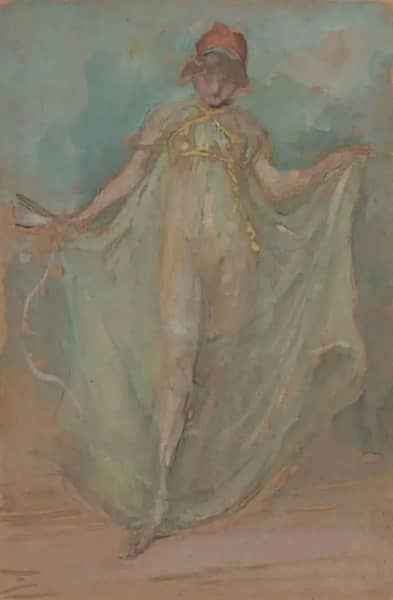 Green and Blue The Dancer | Oil Painting Reproduction