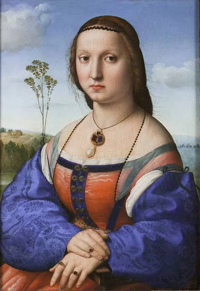 Portrait of Maddalena Strozzi Doni c1506 | Oil Painting Reproduction