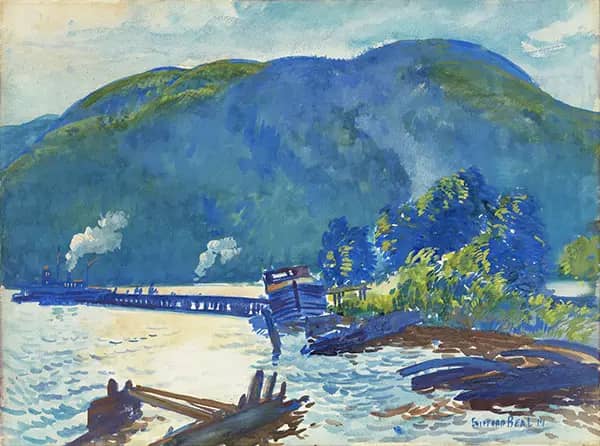 Path of Gold 1919 by Reynolds Beal | Oil Painting Reproduction