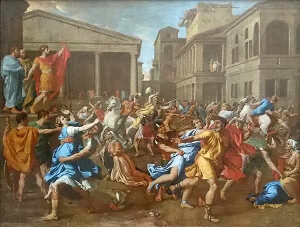 The Rape of the Sabine Women 1638 | Oil Painting Reproduction