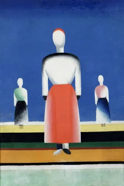 Three Women by Anna Leporskaya | Oil Painting Reproduction