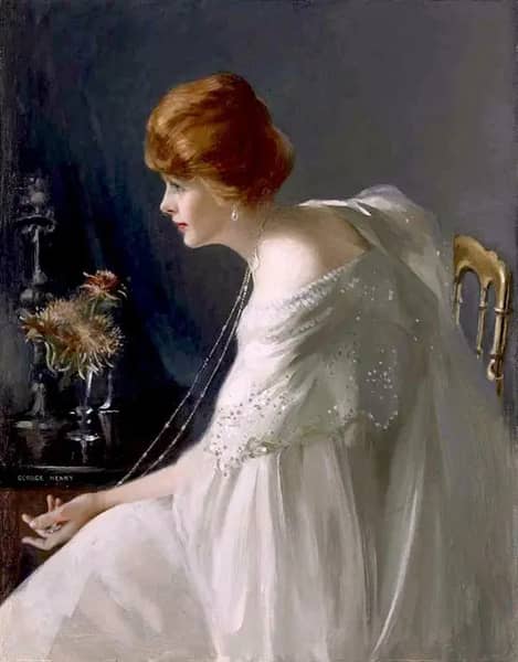 The Locket by George Henry | Oil Painting Reproduction