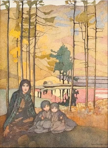 October in The Highlands by Norah Neilson Gray | Oil Painting Reproduction