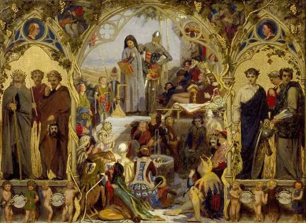 The Seeds and Fruits of English Poetry | Oil Painting Reproduction