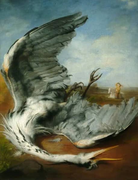 The Wounded Heron 1837 | Oil Painting Reproduction