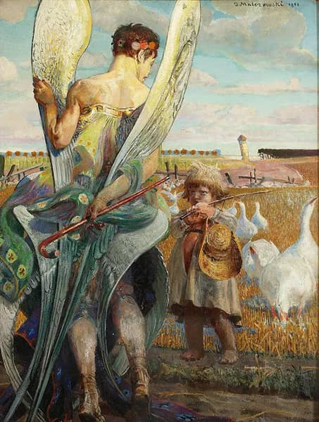 Aniele by Jacek Malczewski | Oil Painting Reproduction