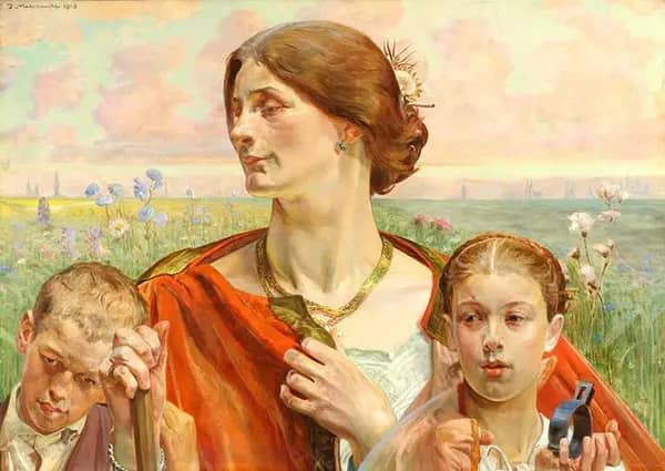 Countryside by Jacek Malczewski | Oil Painting Reproduction