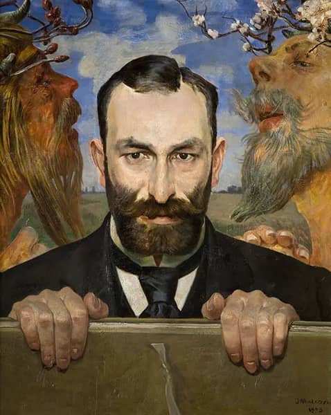 Feliks Jasienski 1903 by Jacek Malczewski | Oil Painting Reproduction