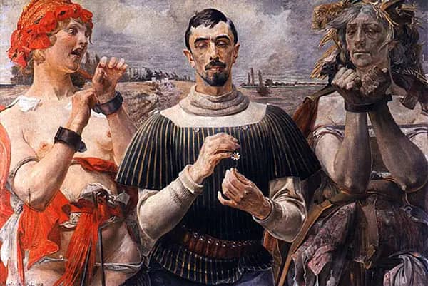 Hamlet Polski by Jacek Malczewski | Oil Painting Reproduction