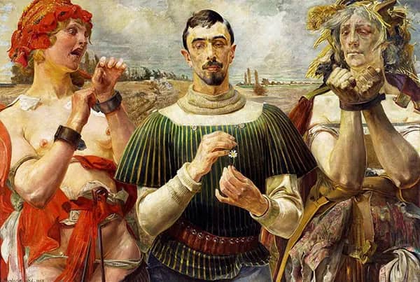 Polish Hamlet by Jacek Malczewski | Oil Painting Reproduction