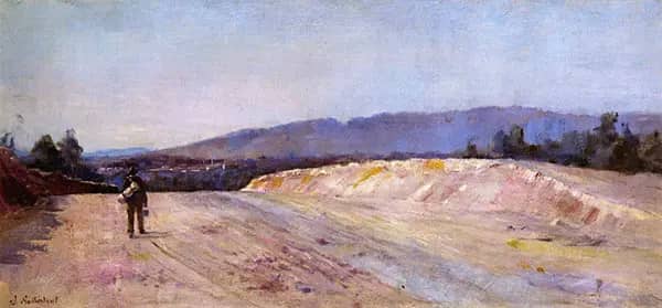 On The Last Tramp by Jane Sutherland | Oil Painting Reproduction