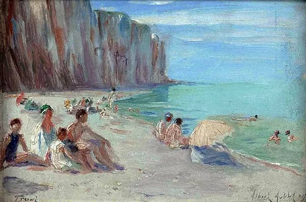 Le Treport 1922 by Albert Aublet | Oil Painting Reproduction