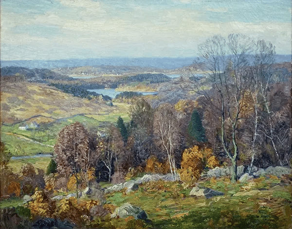 Hamburg Cove by Wilson H Irvine | Oil Painting Reproduction