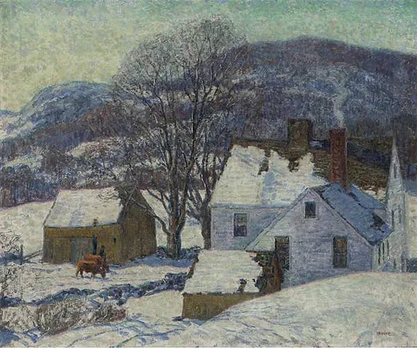 Farm Scene by Wilson H Irvine | Oil Painting Reproduction