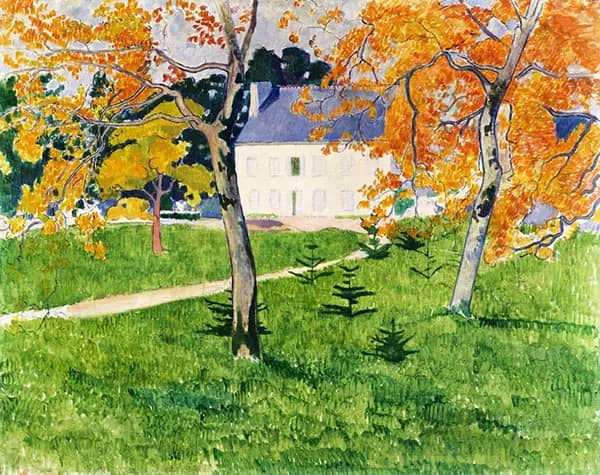 House Among Trees Pont Aven by Emile Bernard | Oil Painting Reproduction